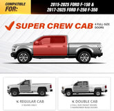 Truck Side Steps Running Boards SuperCrew Cab for 2015-2025 Ford F150 & 2017-2025 Ford F250 F350| Yzona